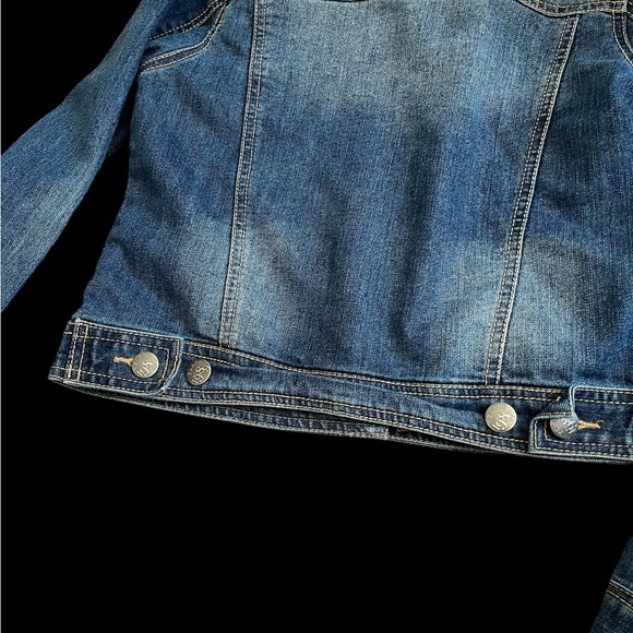 Children’s Place‎ Medium Wash Denim Jacket Size Large 10/12 - Picture 5 of 6